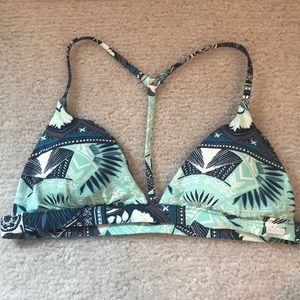 Roxy triangle bikini top